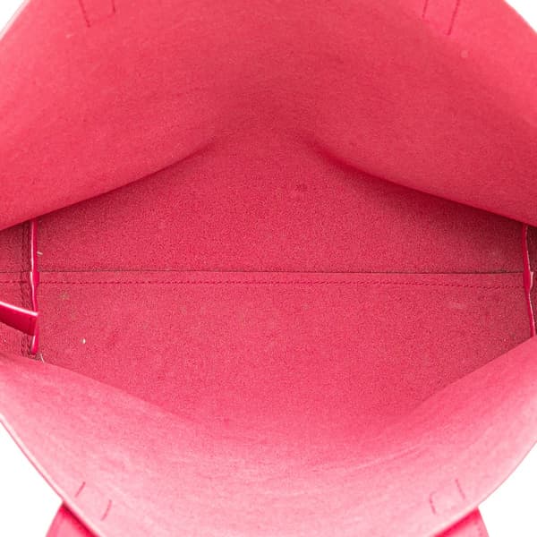 Pre-owned Saint Laurent Toy Leather North South Shopping Tote Pink