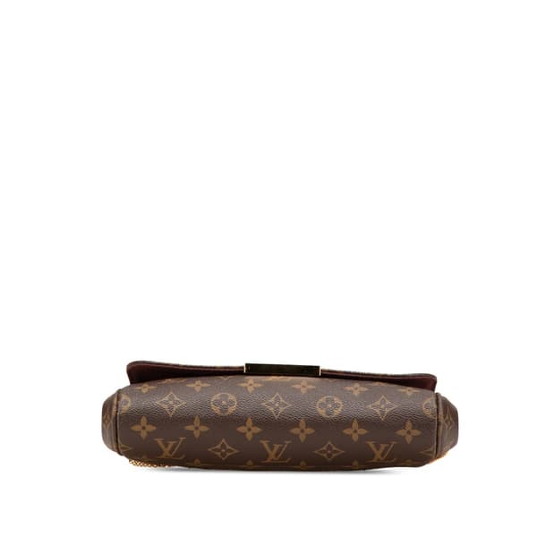 Pre-owned Louis Vuitton Monogram Favorite MM Brown