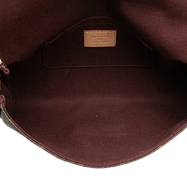 Pre-owned Louis Vuitton Monogram Favorite MM Brown