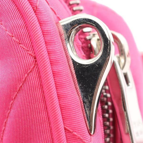 Pre-owned Prada Impuntu Tessuto Camera Bag Pink