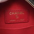 Miniatyrbild 4 av 7: Pre-owned Chanel Lambskin 19 Round Clutch with Chain Black