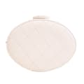 Miniatyrbild 4 av 10: Pre-owned Chanel Mini Quilted Lambskin CC Allure Vanity Case White