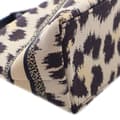 Miniatyrbillede 8 af 10: Pre-owned Dior Mizza Small Canvas Embroidered Leopard DiorTravel Nomad Pouch Brown