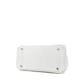 Miniatyrbild 2 av 10: Pre-owned Hermès Bicolor Clemence Birkin Retourne 30 White