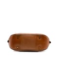Miniatyrbild 3 av 10: Pre-owned Burberry Small Haymarket Check Coated Canvas Orchard Bowling Bag Brown