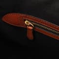 Miniatyrbild 6 av 10: Pre-owned Burberry Small Haymarket Check Coated Canvas Orchard Bowling Bag Brown