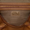 Miniatyrbild 5 av 10: Pre-owned Prada Saffiano Vernice Satchel Brown