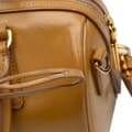 Miniatyrbild 8 av 10: Pre-owned Prada Saffiano Vernice Satchel Brown