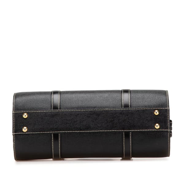 Pre-owned Burberry Leather Handbag Black