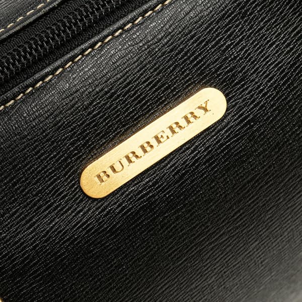 Pre-owned Burberry Leather Handbag Black