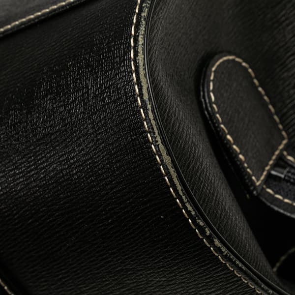 Pre-owned Burberry Leather Handbag Black