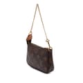 Miniatyrbilde 2 av 8: Pre-owned Louis Vuitton Monogram Mini Pochette Accessoires Brown