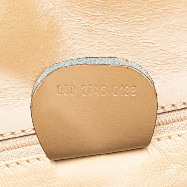 Pre-owned Gucci Calfskin Bamboo Night Brown
