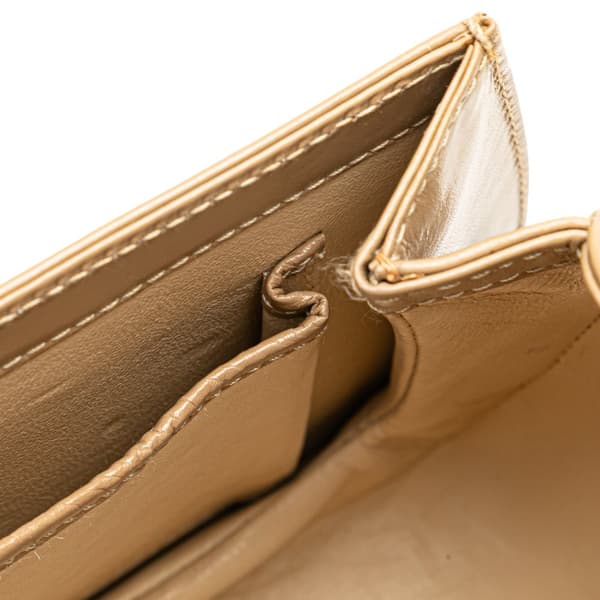 Pre-owned Gucci Calfskin Bamboo Night Brown