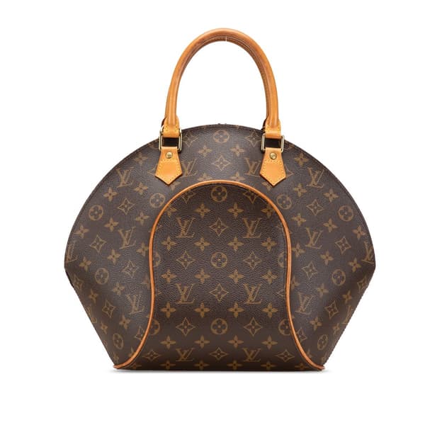 Pre-owned Louis Vuitton Monogram Ellipse MM Brown