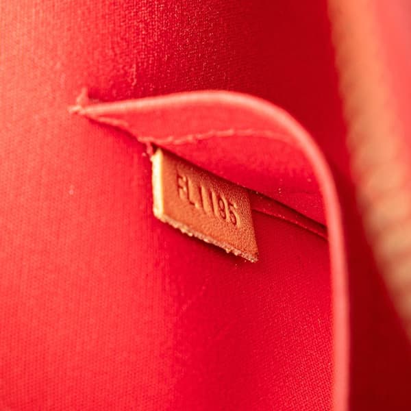 Pre-owned Louis Vuitton Monogram Vernis Alma BB Red
