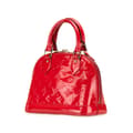Miniatyrbilde 2 av 10: Pre-owned Louis Vuitton Monogram Vernis Alma BB Red