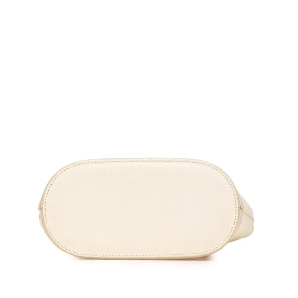 Pre-owned Burberry Leather Handbag White