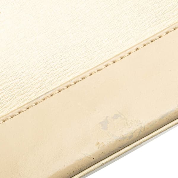 Pre-owned Burberry Leather Handbag White