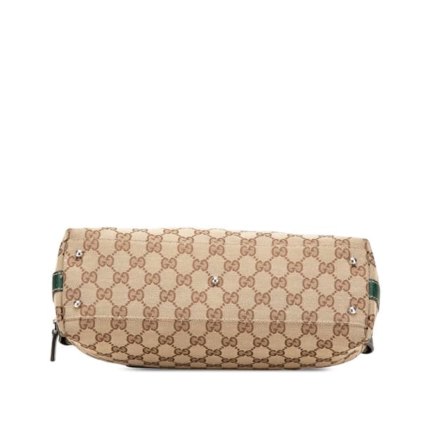 Pre-owned Gucci GG Canvas Web Pop Handbag Brown