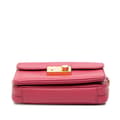 Miniatyrbild 3 av 8: Pre-owned Prada Saffiano Sound Lock Satchel Pink
