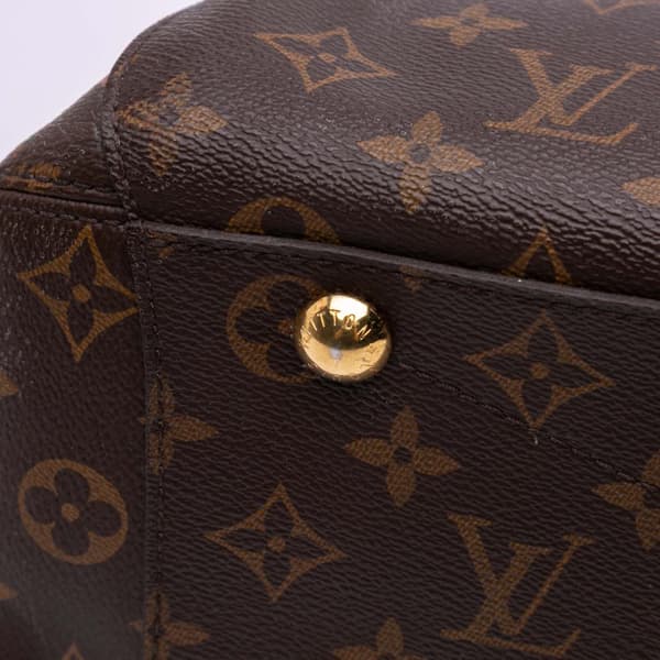 Pre-owned Louis Vuitton Monogram Montaigne MM Brown