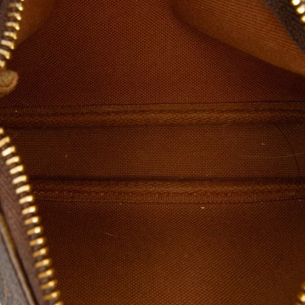 Pre-owned Louis Vuitton Monogram Mini Pochette Accessoires Brown