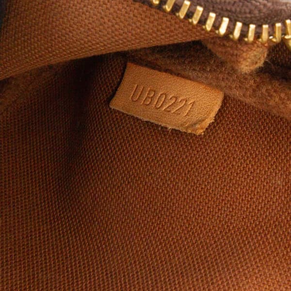 Pre-owned Louis Vuitton Monogram Mini Pochette Accessoires Brown
