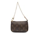 Pikkukuva 1 / 9: Pre-owned Louis Vuitton Monogram Mini Pochette Accessoires Brown