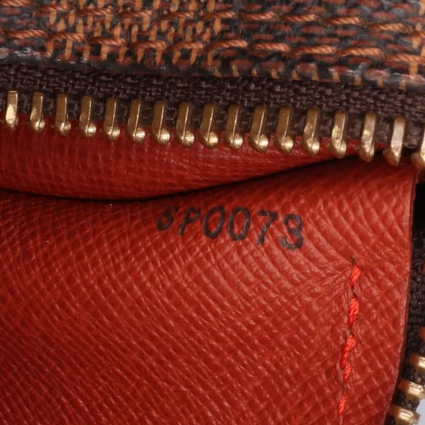 Pre-owned Louis Vuitton Damier Ebene Papillon 26 Brown