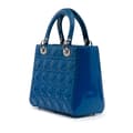 Pikkukuva 2 / 10: Pre-owned Dior Medium Patent Cannage Lady Dior Blue