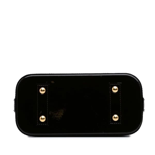 Pre-owned Louis Vuitton Monogram Vernis Alma BB Purple