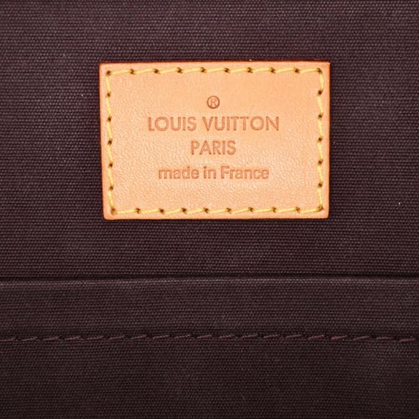 Pre-owned Louis Vuitton Monogram Vernis Alma BB Purple
