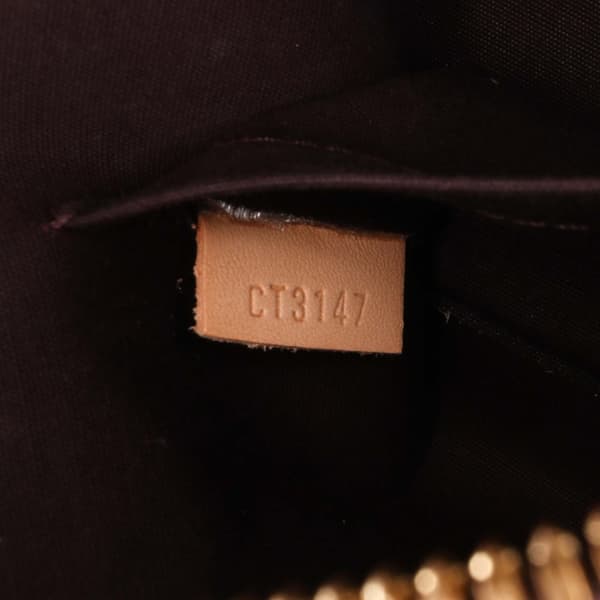 Pre-owned Louis Vuitton Monogram Vernis Alma BB Purple