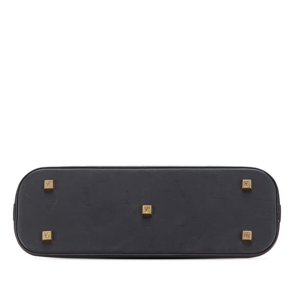 Pre-owned Louis Vuitton Monogram Mini Lin Alma Horizontal Gray