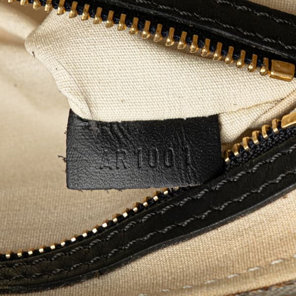 Pre-owned Louis Vuitton Monogram Mini Lin Alma Horizontal Gray