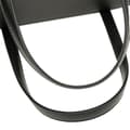 Miniatyrbild 9 av 10: Pre-owned Burberry House Check Canvas Trimmed Leather Handbag Black