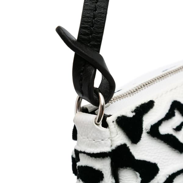 Pre-owned Louis Vuitton Urs Fischer Monogram Pochette Accessoires White