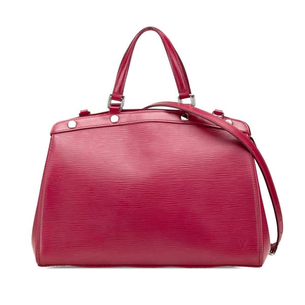 Pre-owned Louis Vuitton Epi Brea MM Red