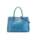 Pikkukuva 1 / 10: Pre-owned Prada Medium Saffiano Galleria Satchel Blue