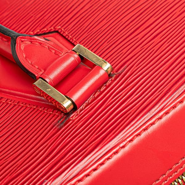 Pre-owned Louis Vuitton Epi Sablons Red