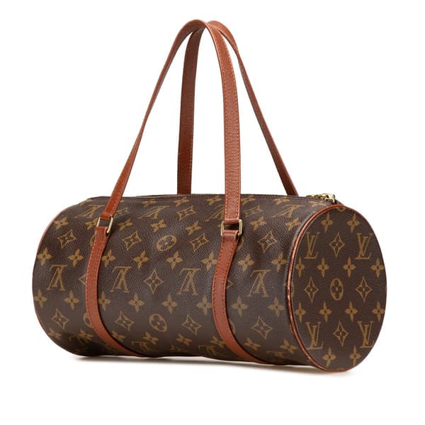 Pre-owned Louis Vuitton Monogram Papillon 30 Brown