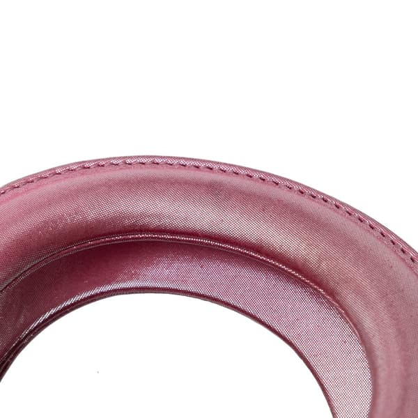 Pre-owned Dior Mini Iridescent Lambskin Cannage Lady Dior Pink