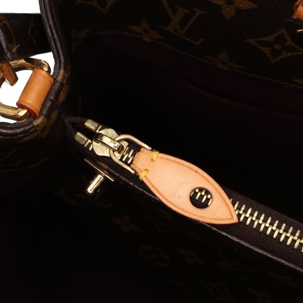 Pre-owned Louis Vuitton Monogram Montaigne GM Brown