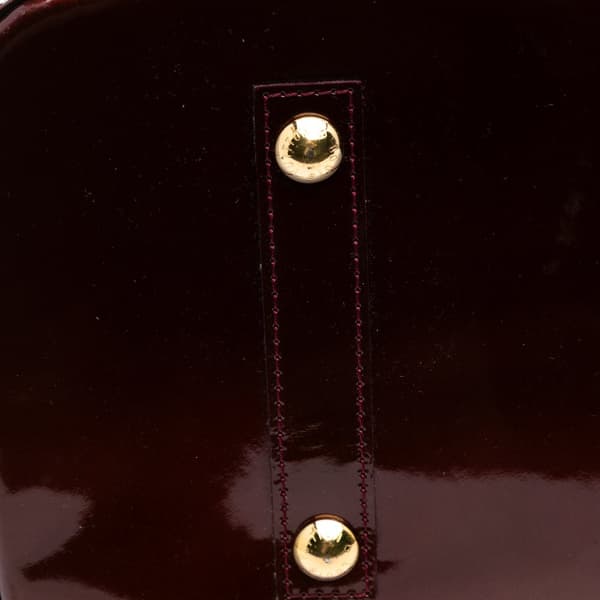 Pre-owned Louis Vuitton Monogram Vernis Alma GM Red