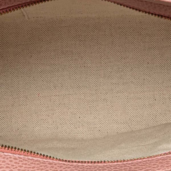 Pre-owned Gucci Mini Leather Swing Satchel Pink
