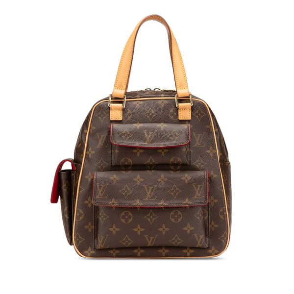 Pre-owned Louis Vuitton Monogram Excentri-Cite Brown