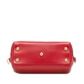 Miniatyrbillede 3 af 9: Pre-owned Saint Laurent Baby Leather Classic Duffle Satchel Red