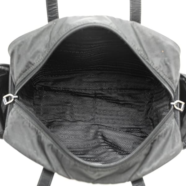 Pre-owned Prada Tessuto Handbag Black