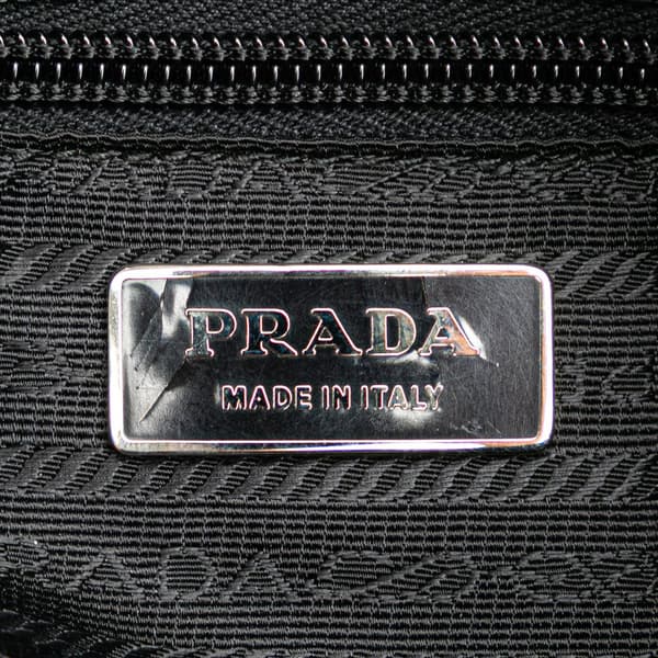 Pre-owned Prada Tessuto Handbag Black